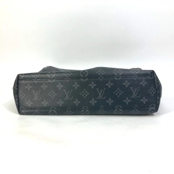 LOUIS VUITTON MonogramEclipse Thoth-Explorer Shoulder Bag Tote Bag Black - Picture 5 of 14